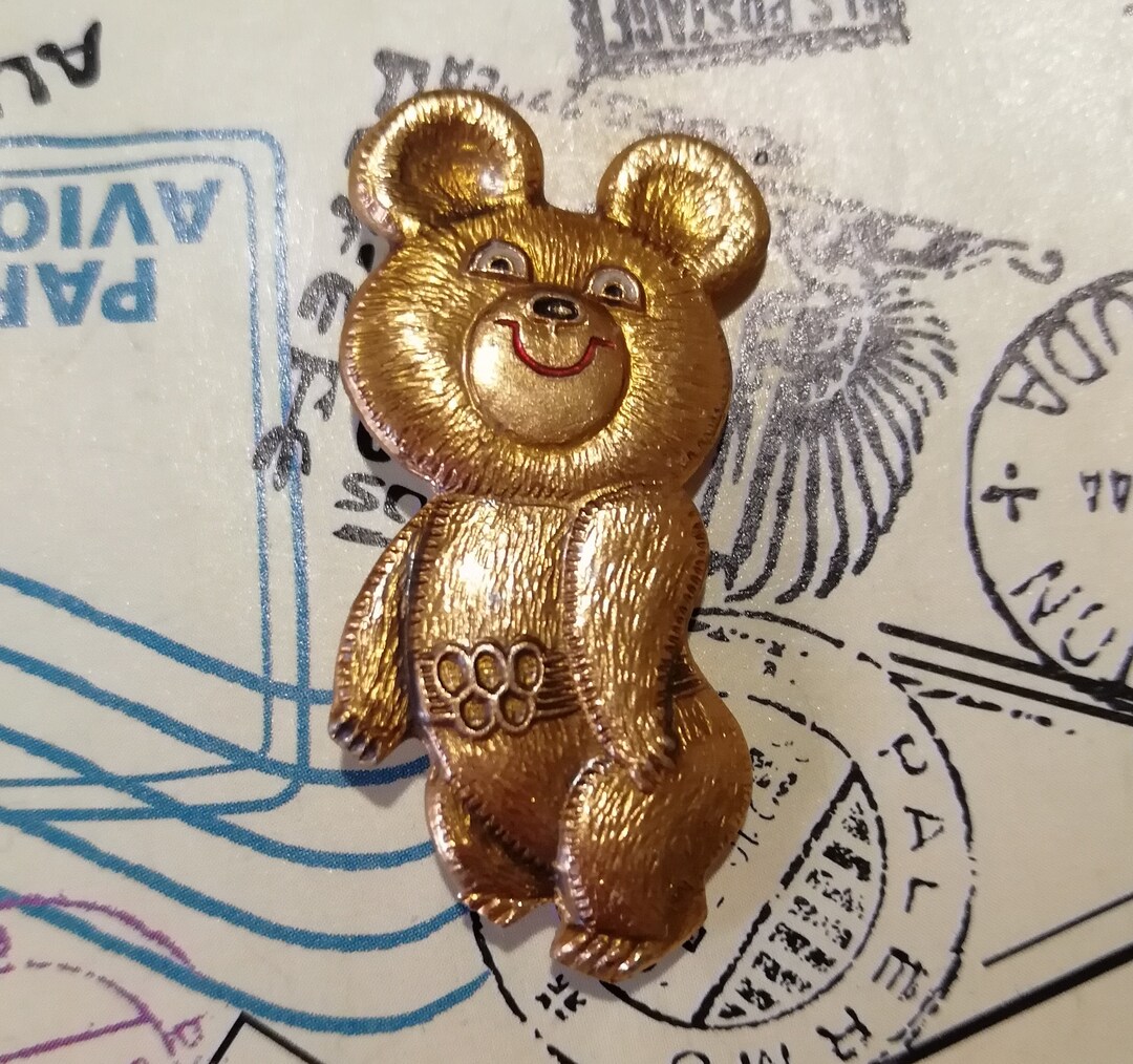 Moscú Zapatillas Para Bebe Cheeky Oso Olímpico, Símbolo Olímpico