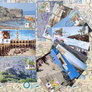 Israel Landmarks and Heritage - Set of 11 Maxicards Featuring Monuments, Landscapes, and Nature.