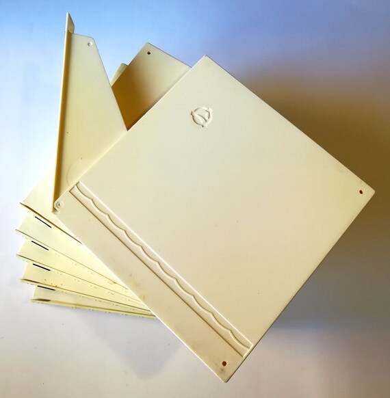 Plastic Box for 7'' Reel to Reel Spool, 1/4 Tape, Set of 3 White