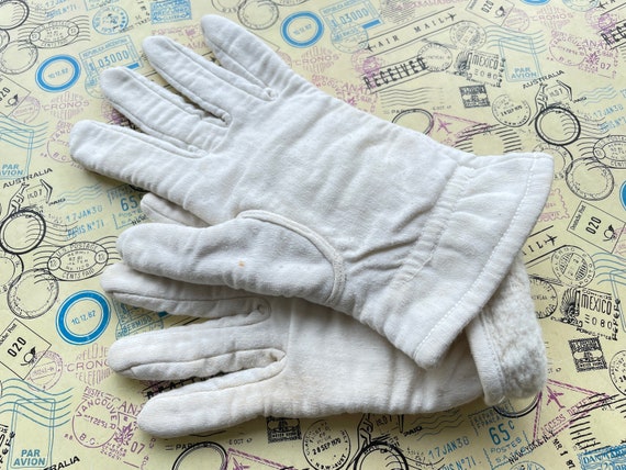 Vintage White Officers Gloves, Winter Parade Glov… - image 8