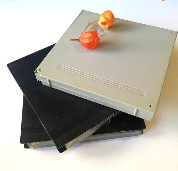 Plastic Box for 7'' Reel to Reel Spool, 1/4 Tape, Set of 3 Vintage