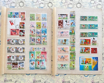 Japanese Stamp Collection – 300+ Colorful Stamps in Small