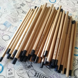 Vintage Pencil,Ukrainian Wooden Pencils, Old stock pencil,Pencil Drawing, School Supplies,Set of 100pcs,Retro stationery Accessory,Art,Craft