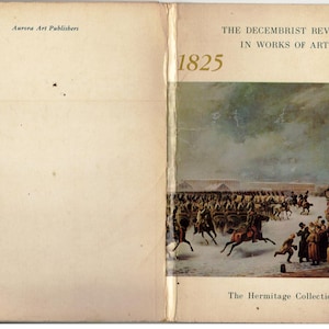 Decembrist Revolt in Works of Art, State Hermitage Museum, Set van 16 Vintage Ansichtkaarten, Oud Petersburg, Portretten, Fantastische zeldzaamheid, 1975.