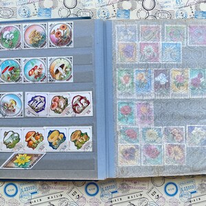 Flora Stamps, Big Stamp-Album, Mushrooms Stamps, Philately album, Big Mint & Used Stamps Collection, Various Countries, Philately, 50-80s.
