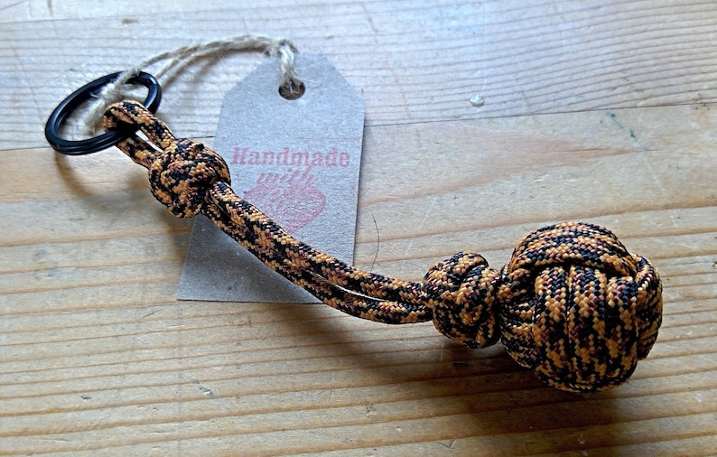 Small Monkey Knot /& Lanyard Knot Keyfob