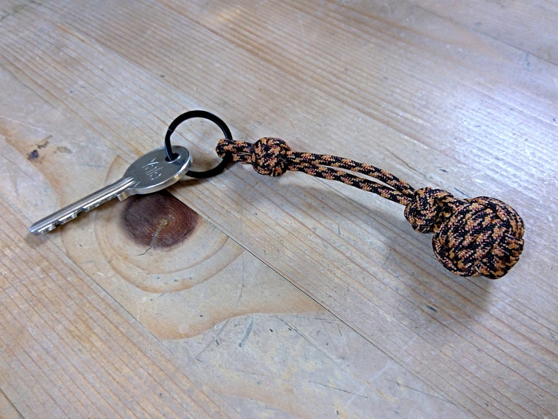 Small Monkey Knot /& Lanyard Knot Keyfob