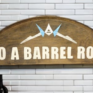 Do a barrel roll, funny video game bourbon barrel gift