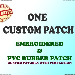 May include: One custom patch, embroidered and PVC rubber patch. The text "XPRESS PATCHES" appears at the top and bottom of the image. The text "BEST OF BEST. TOP RATED. BEST OF BEST" appears in a red circle with a white border. The text "CUSTOM PATCHES WITH PERFECTION" appears below the patch.