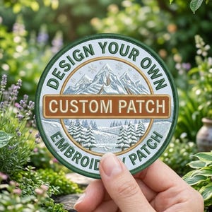 Custom Embroidered Patch - Iron-On - Hook & Loop - Event Patches