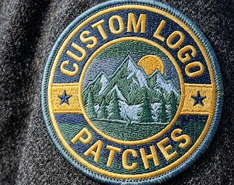 Custom Embroidered Patch – Iron-On Applique, Personalized Design