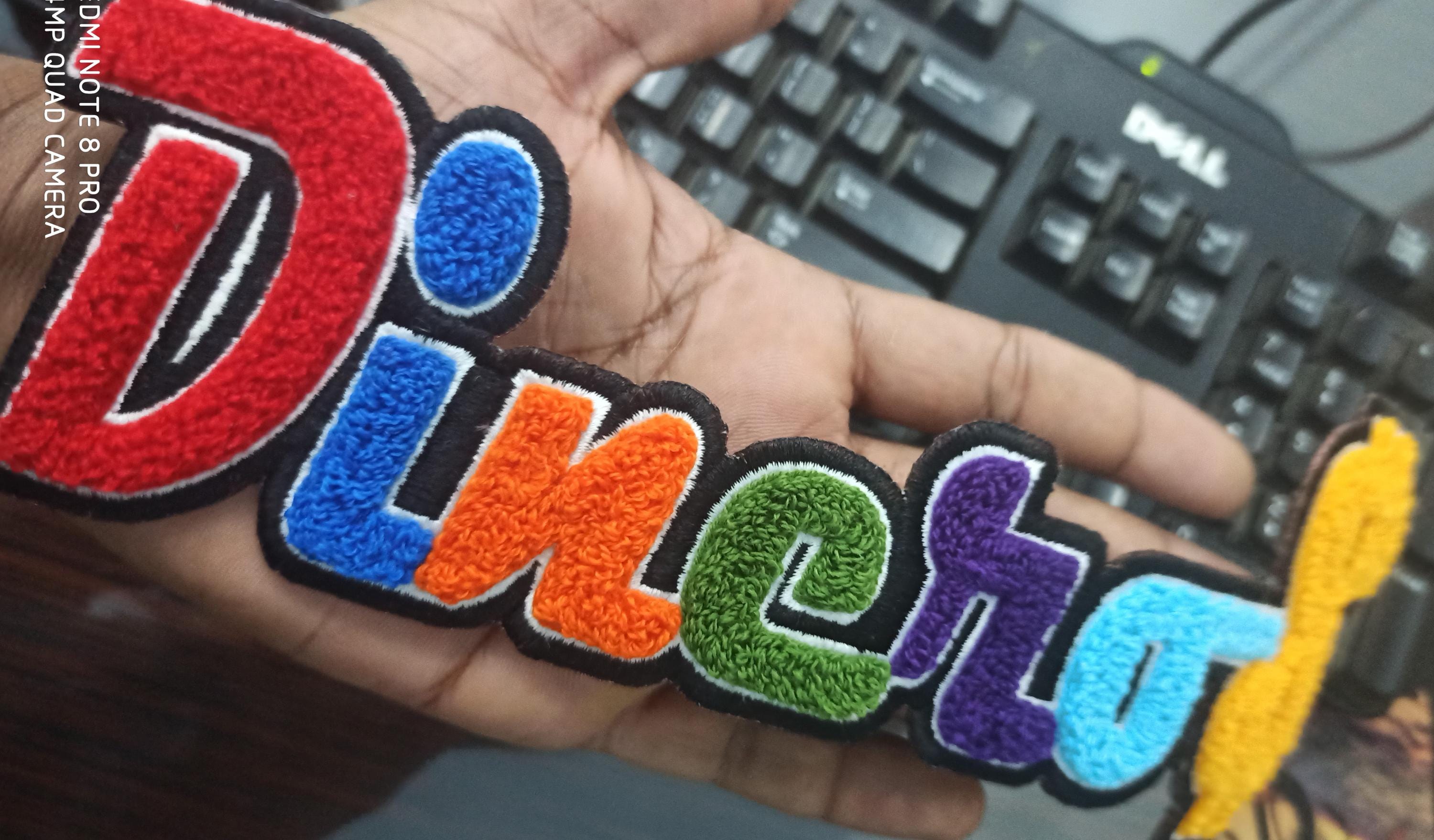 Custom Chenille Patches, Varsity Letterman Jacket Patches, Chenille Alphabet Patches, Chenille Number Patches For Letterman Jackets,