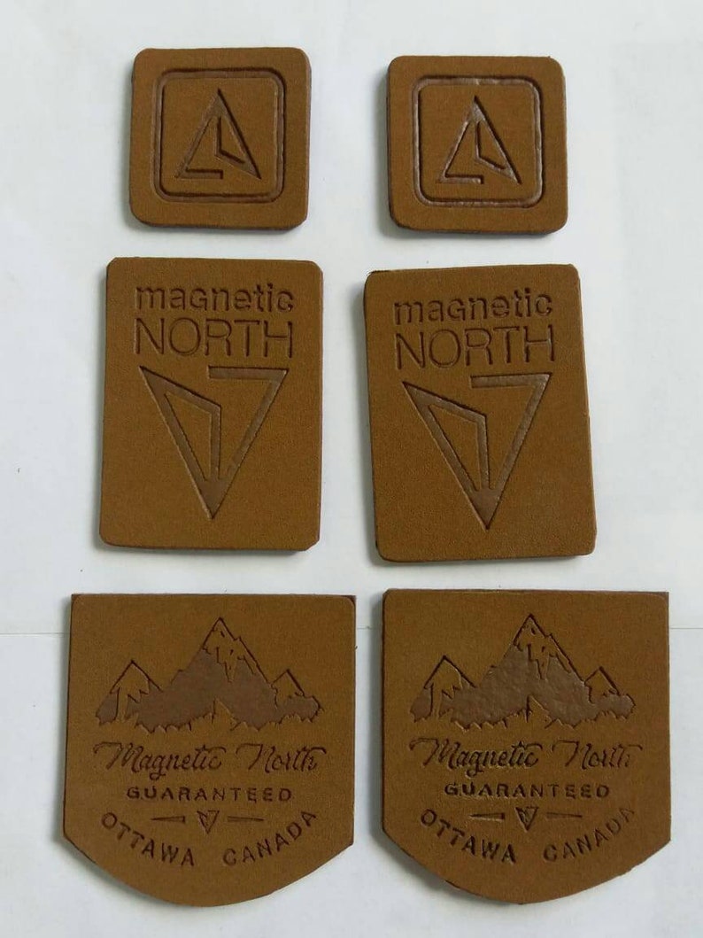 Leather Engraved/embossed Patches. Custom Leather Patches and Etsy