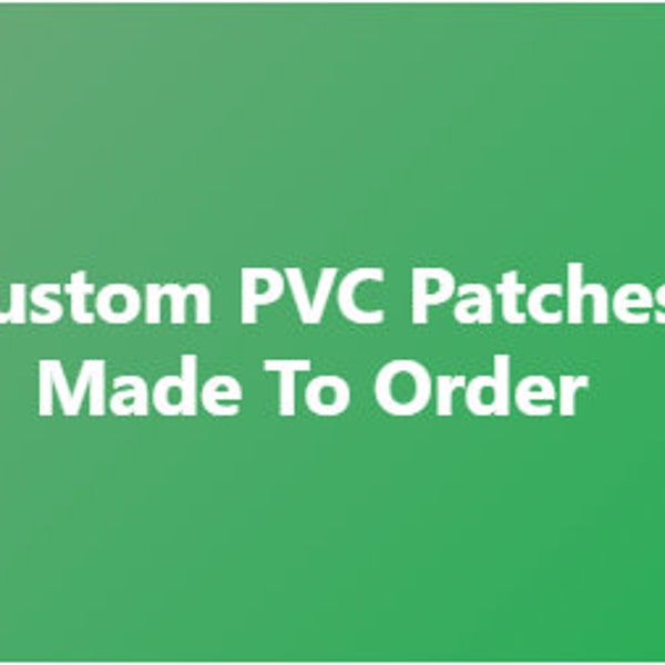 Mold Fee For PVC Patches (Non Refundable)