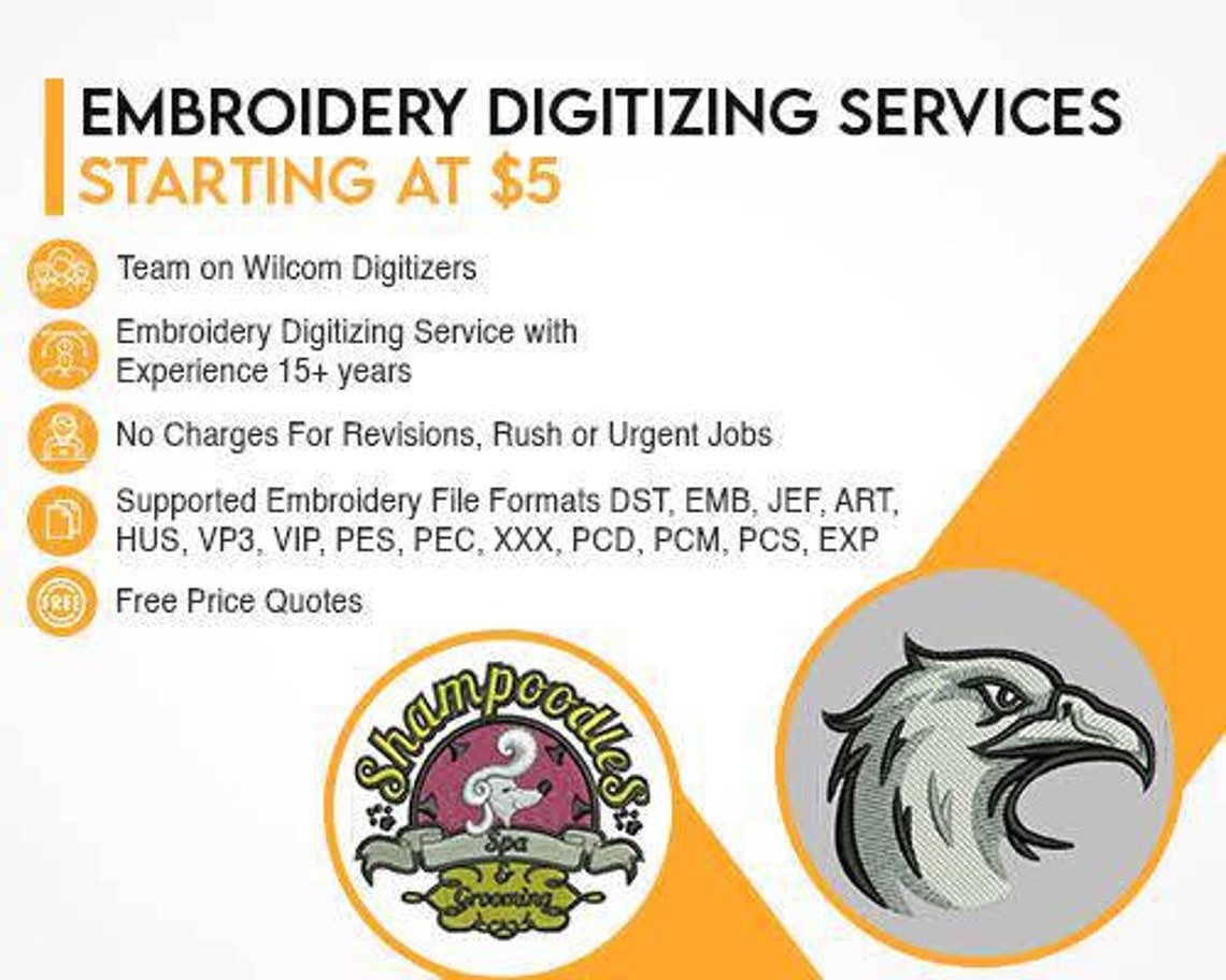 Embroidery Digitizing Embroidery Digitize Digitizing Etsy