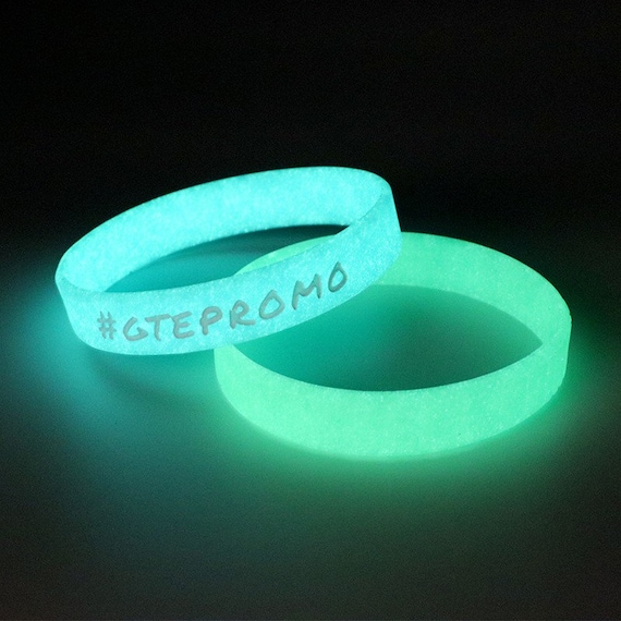 Custom Rubber Wristbands  Glow In the Dark Wristbands – Besty-Promo