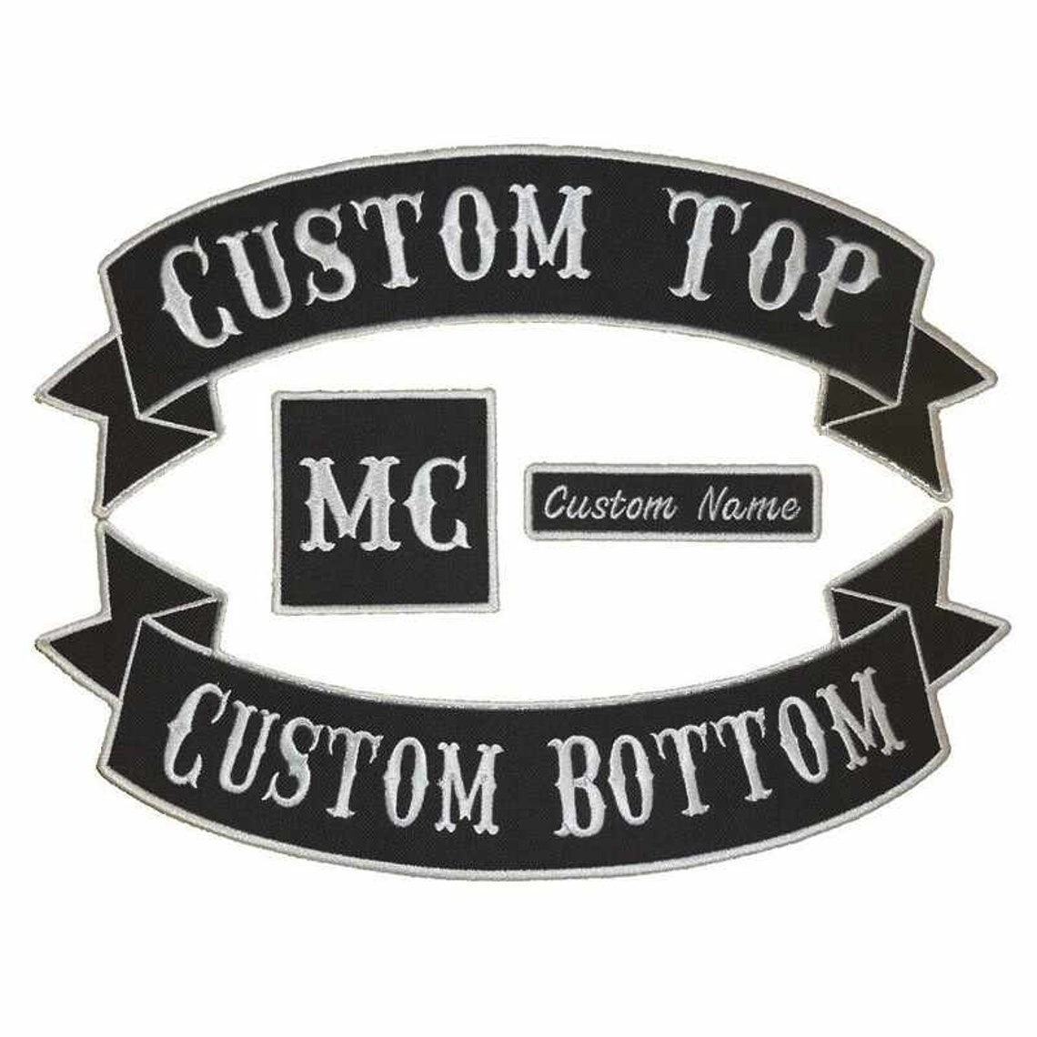 Custom MC Patches Sew on biker patches Free delivery Top Etsy