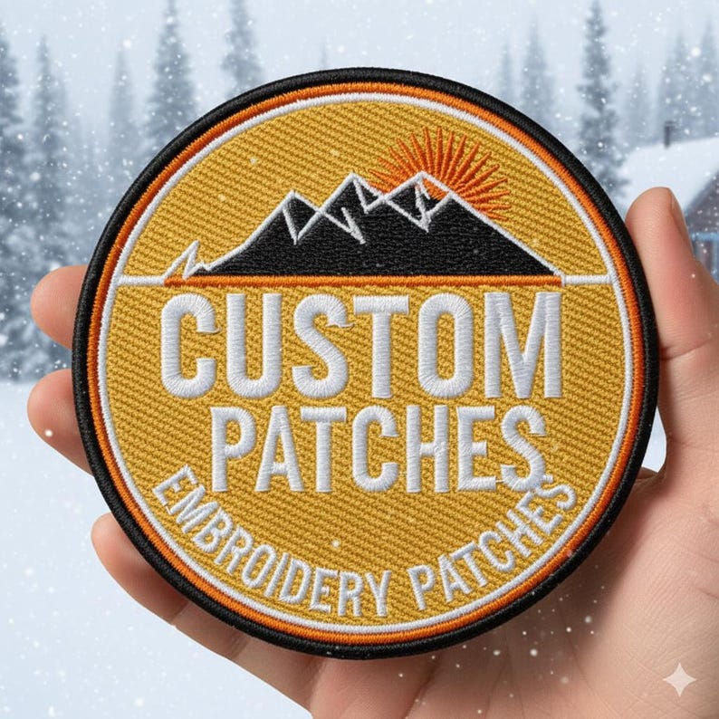 Custom Embroidered Patches - Iron-on, Sew-on, Hook & Loop - Etsy