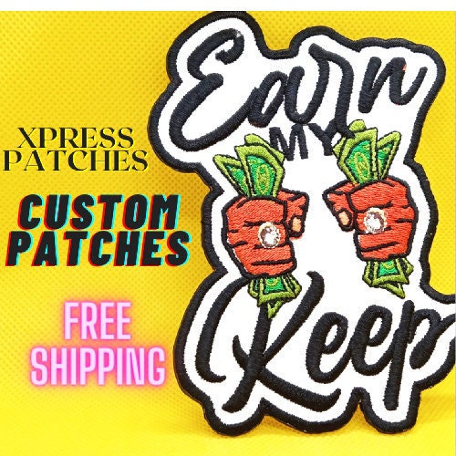 Embroidery Patches Custom Embroidered Patches Custom Patch Etsy