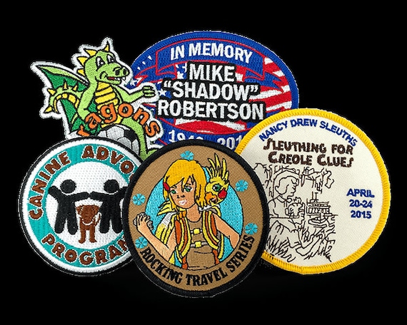 Custom Iron On Patches For Clothing Embroidered Badges For