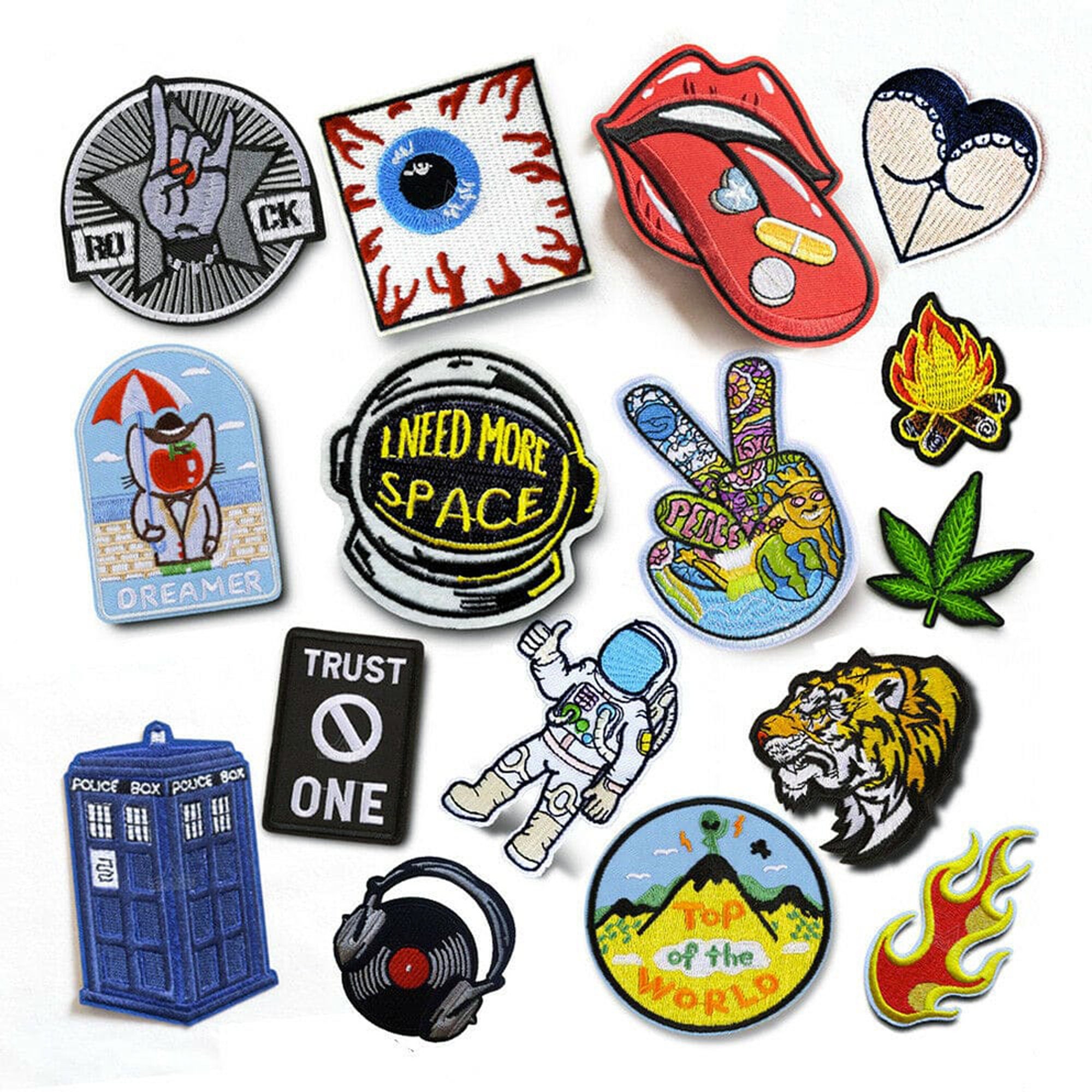 Embroidery Patches, Custom Embroidered Patches, Custom Patch, Sew on Patch,  Iron on Patch, Free Shipping on All Orders, 