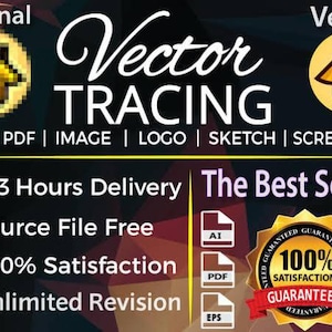 Image to Vector, Custom SVG, Custom Vector, Raster to Vector, Custom ...