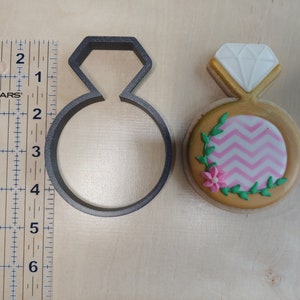 Wedding, engagement, bachelorette ring cookie cutter