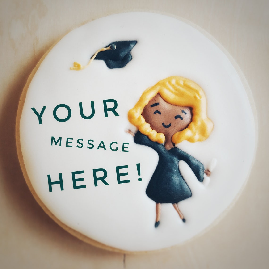 Custom Girl Graduation Sugar Cookies Graduation 2021 Gift Etsy