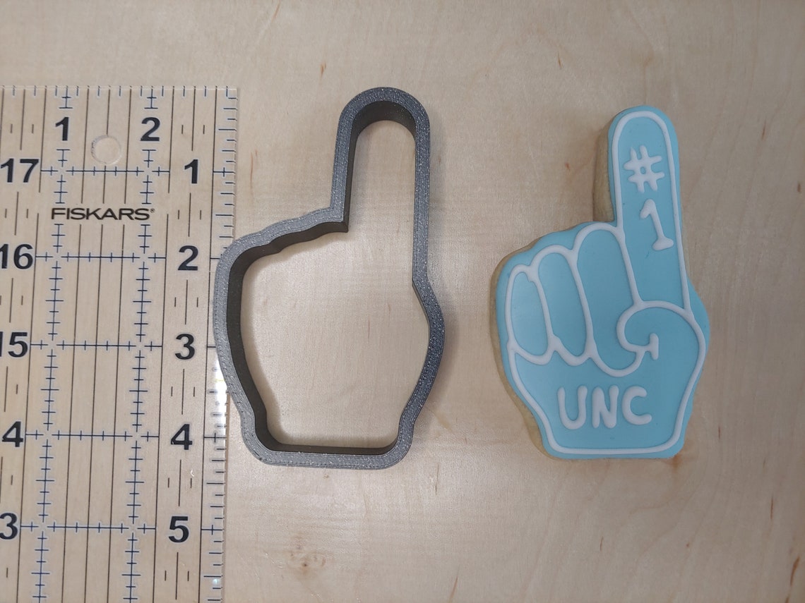 Foam Finger Cookie Cutter Etsy