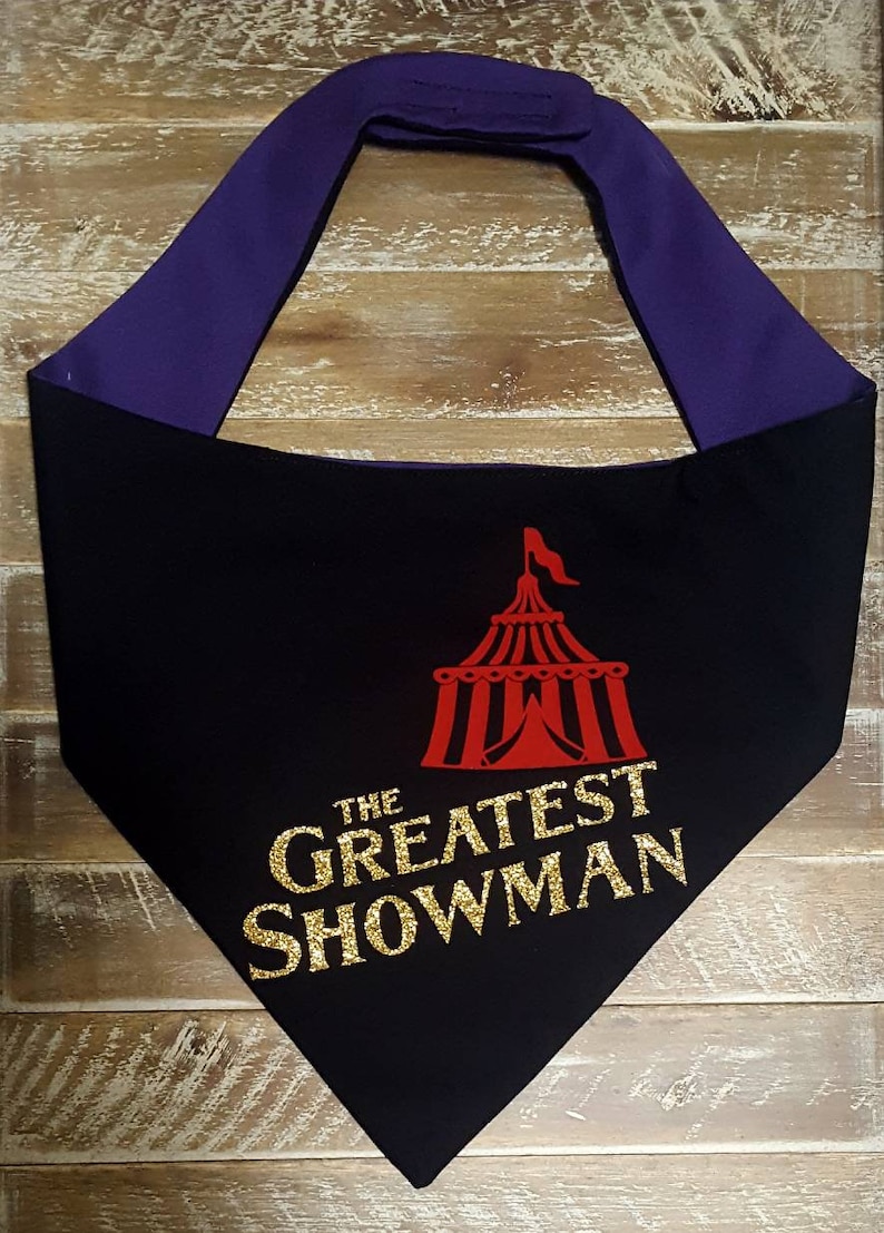 Reversible The Greatest Showman Dog Bandana