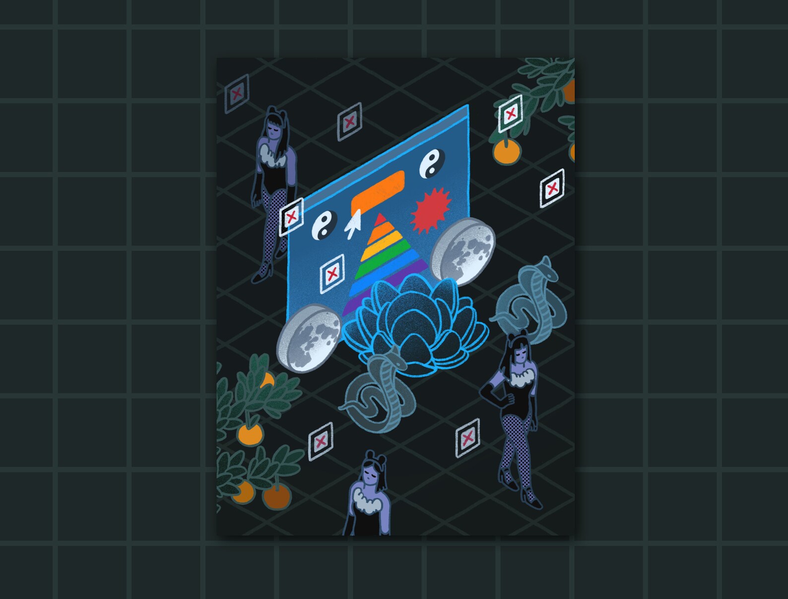 Y2k Tablet Wallpaper Illustrated Ipad Wallpaper Digital - Etsy