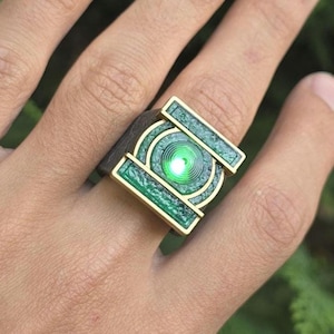 Hal Jordan Green Lanterns Glowing Ring Inspired Replica