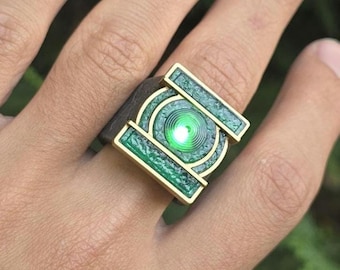 Hal Jordan Green Lanterns Glowing Ring Inspired Replica
