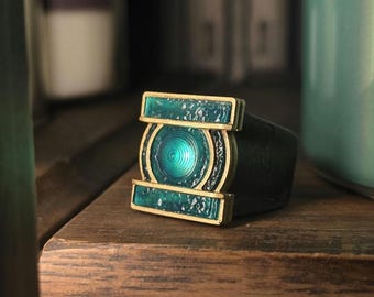 Hal Jordan Green Lanterns Glowing Ring Inspired Replica V2