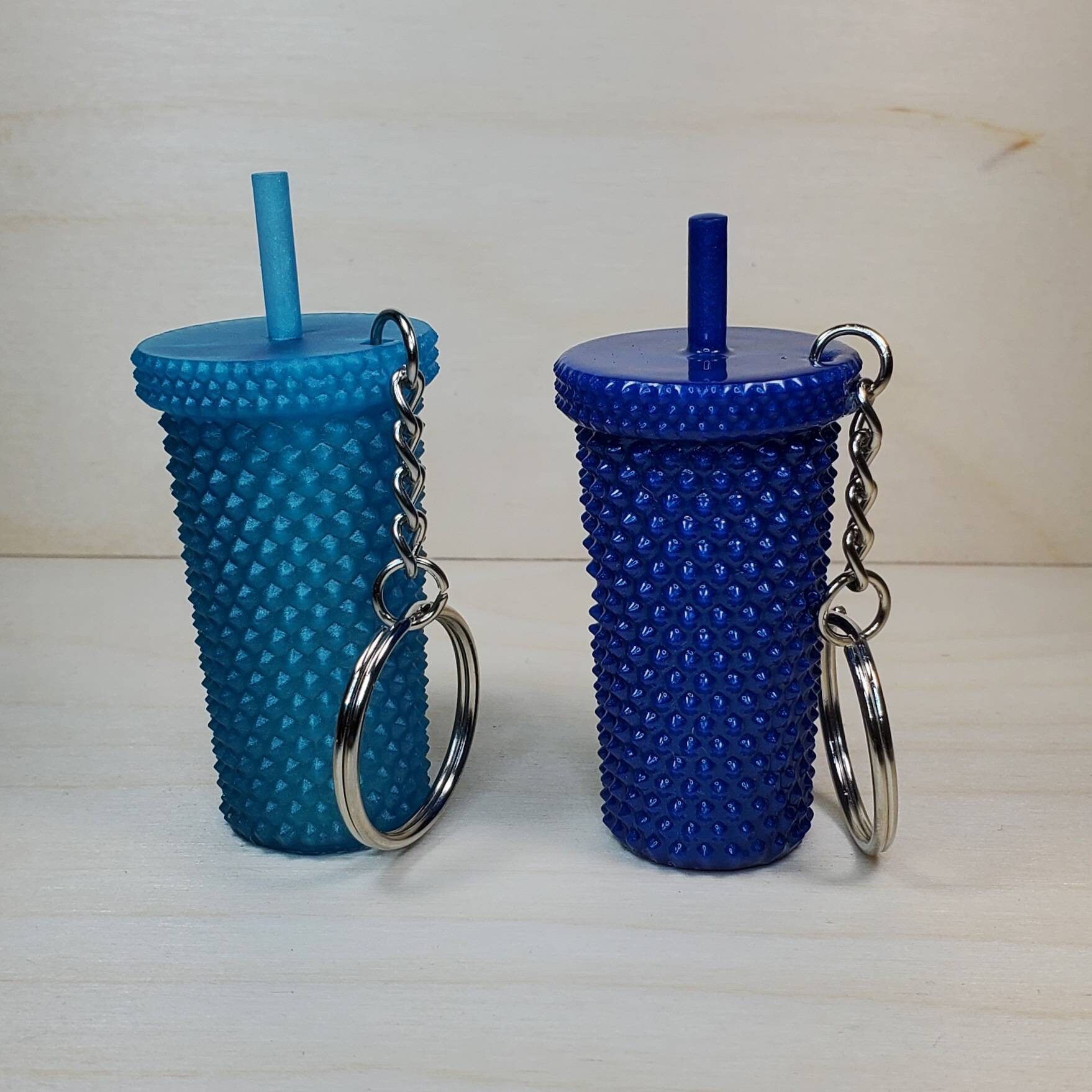Mini Tumbler Keychain Silicone Mold Matte Glossy Etsy