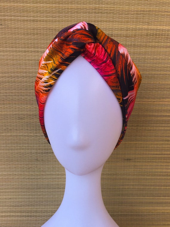 Handmade Wide Twisted Headband: Nylon Spandex, One Size - Etsy display picture 3