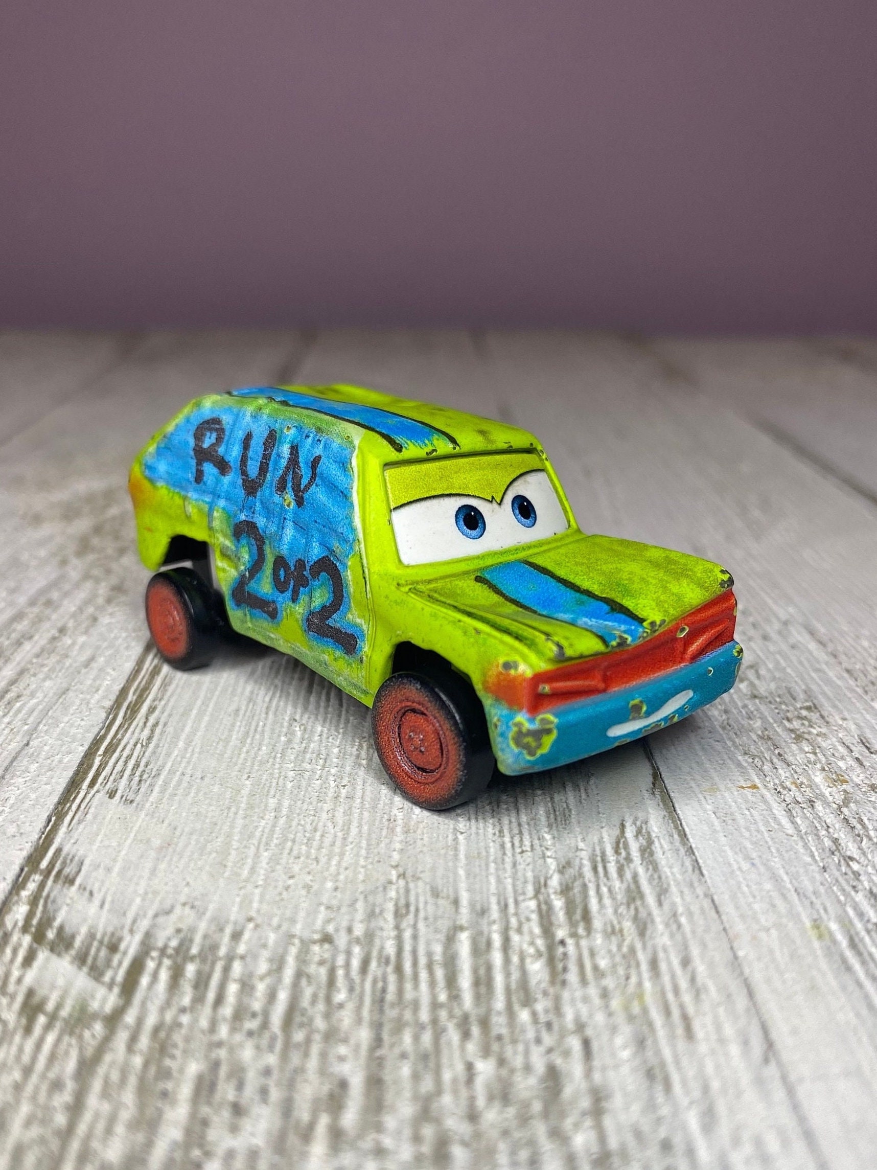 Disney Pixar Cars Run Die cast Metal Demolition Derby Car Etsy