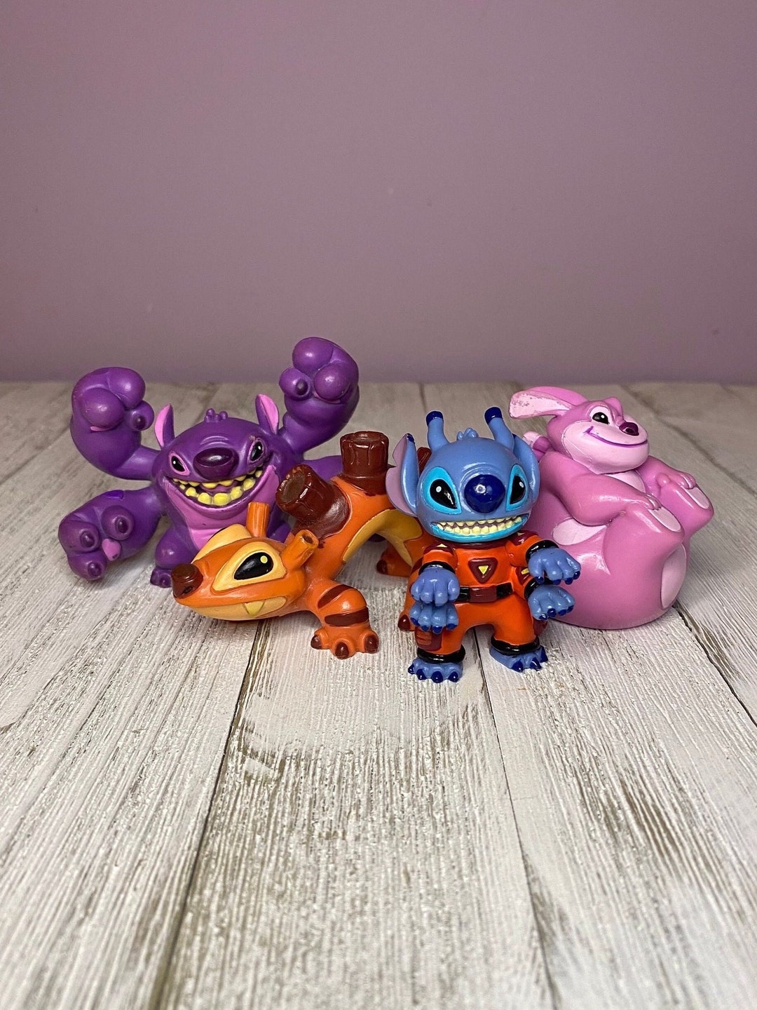 Disney Lilo and Stitch Cousins Alien Experiments PVC Figures/cake