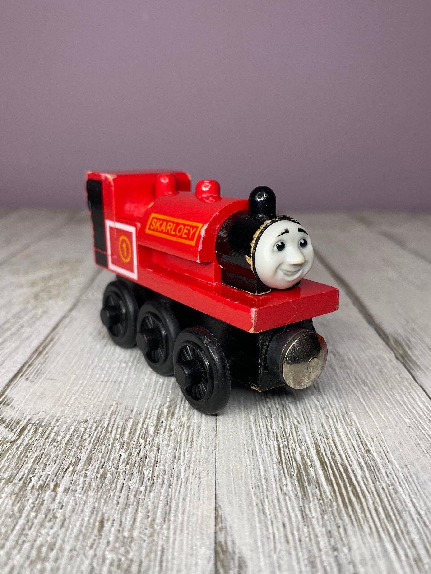 1997 Thomas the Tank Engine and Friends Wooden Railway Skarloey 