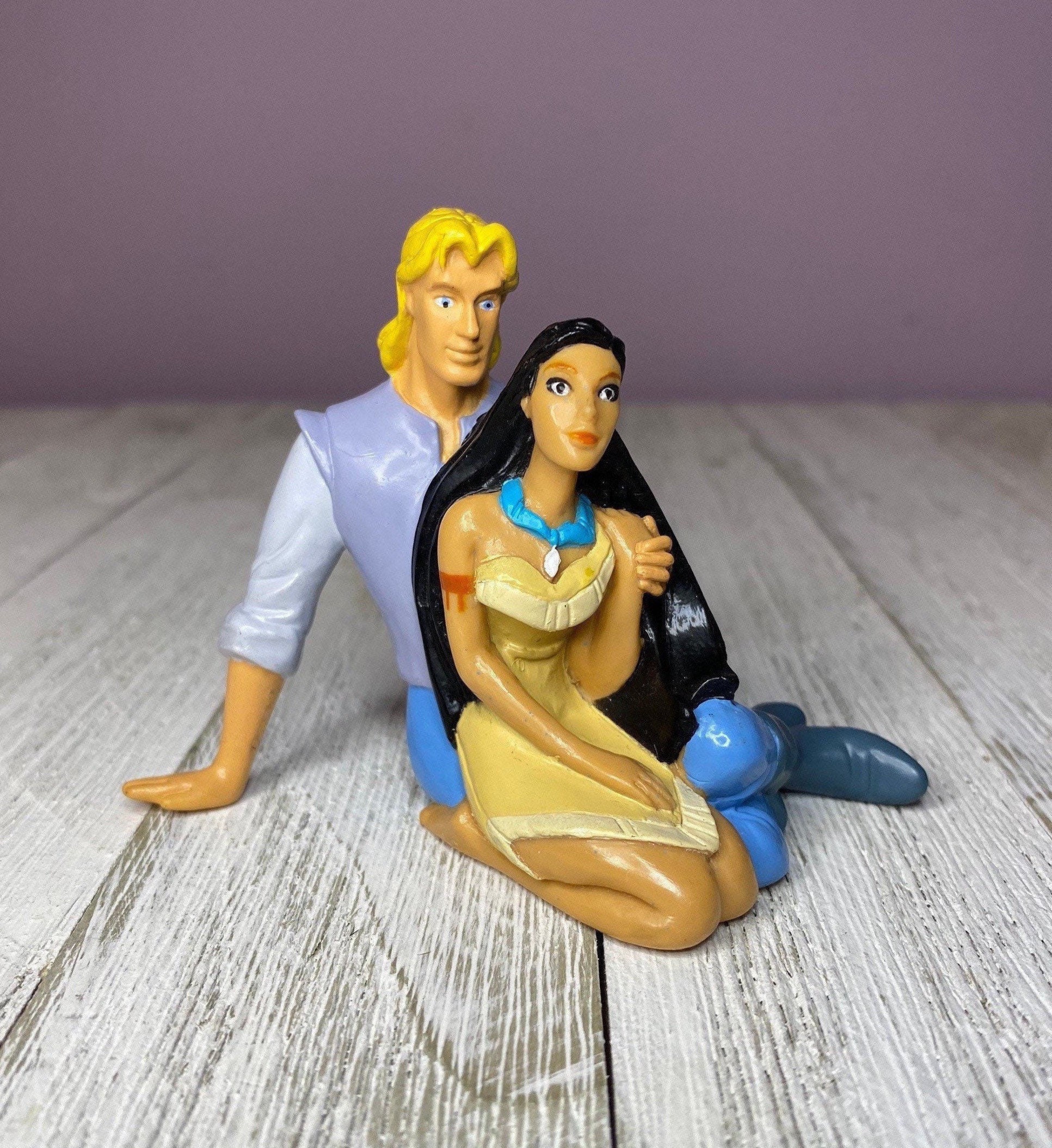 Disney Pocahontas and John Smith 2.75 PVC Figure/cake Topper Etsy