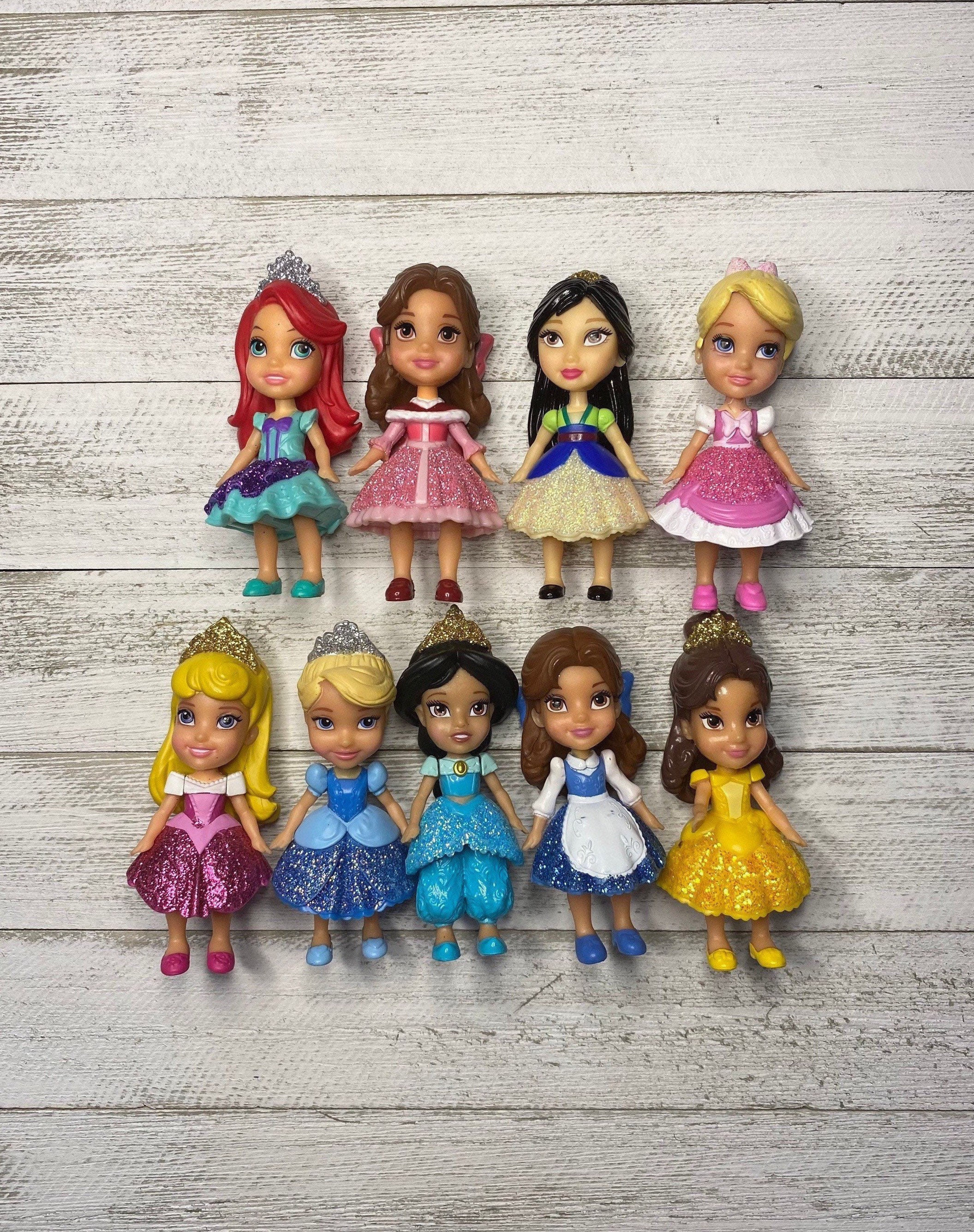 Disney Princess Poseable Mini Doll Toddler Miniature 3.5 Figure Variations