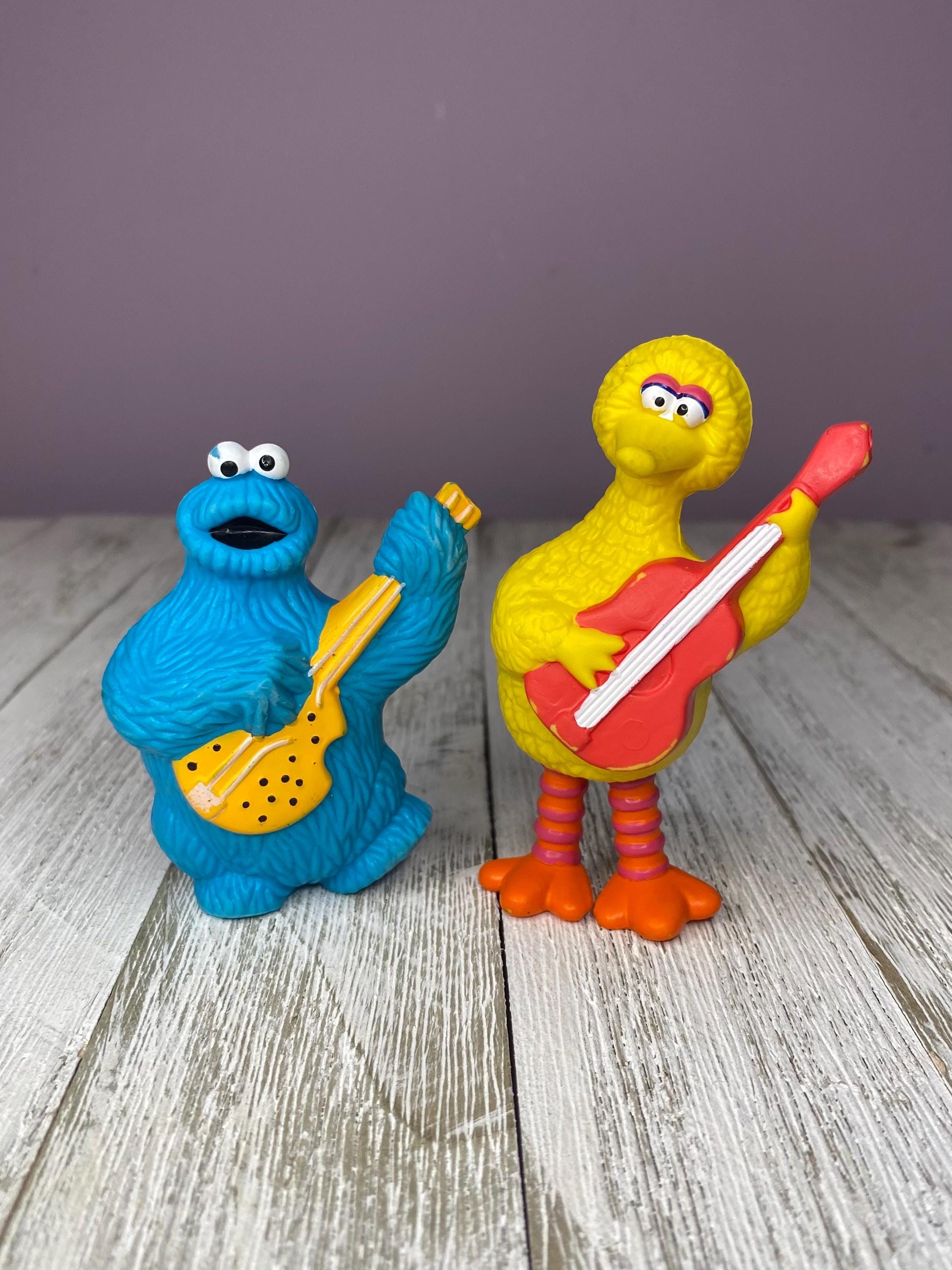 Sesame Street Cookie Monster and Big Bird With Instruments PVC