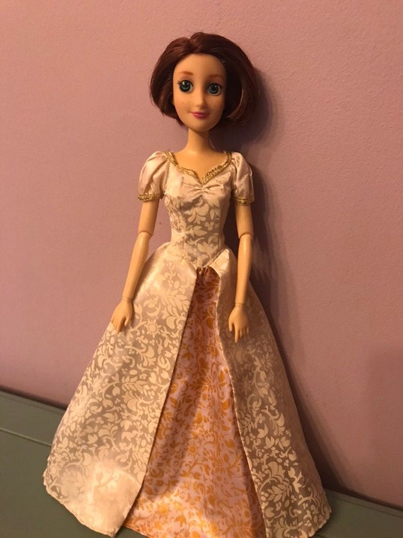 Wedding Rapunzel Doll With Her Short Brown Hair 2013 Disney Etsy