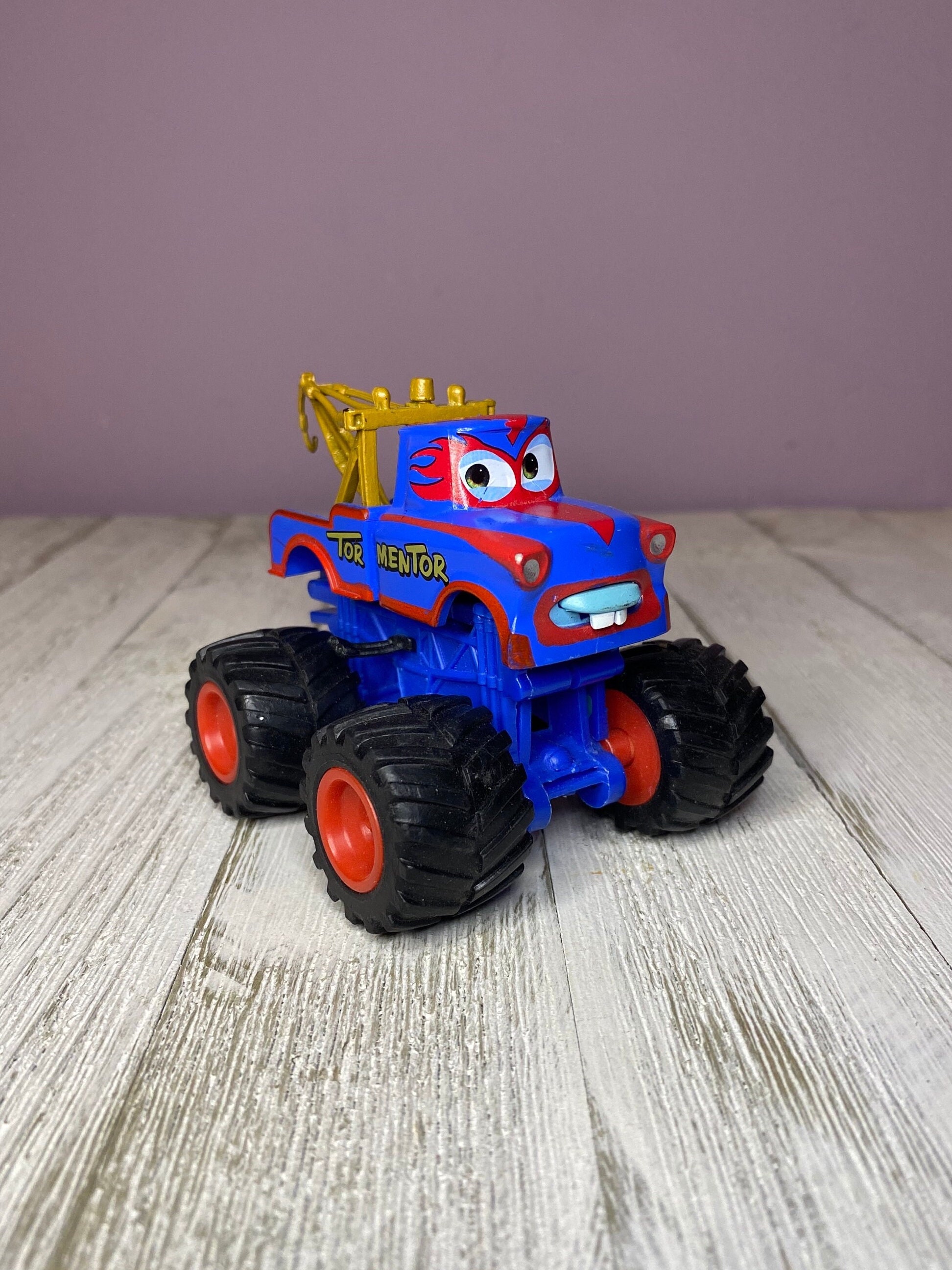 Disney Pixar Cars “tormentor Mater” Monster Truck 3” Vehicle (cars