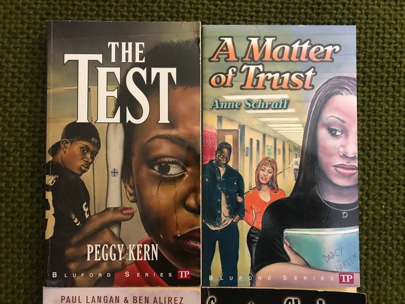 4 Bluford Series Books The Test/ A Matter of Trust/Secrets