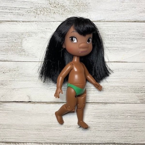 Mini poupée princesse, 5 pouces, collection Disney Animators, nue