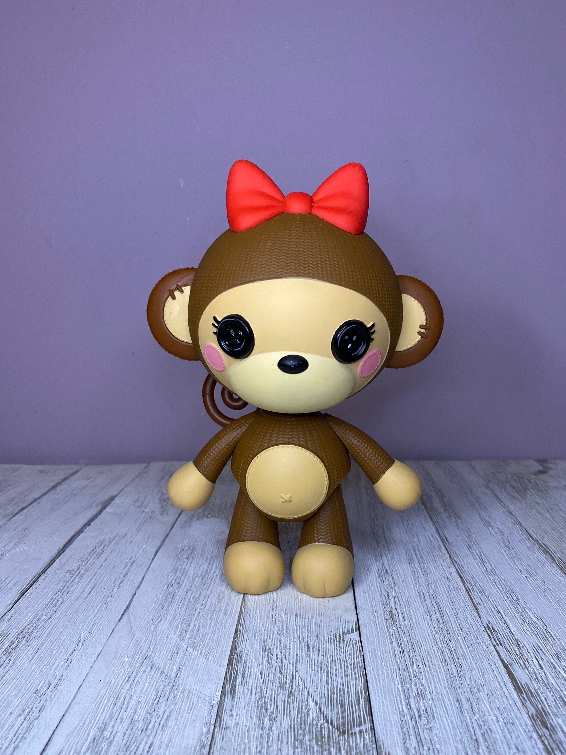 Lalaloopsy Littles Pet Pals Monkey Tickles B. Nana 7.5” Plastic