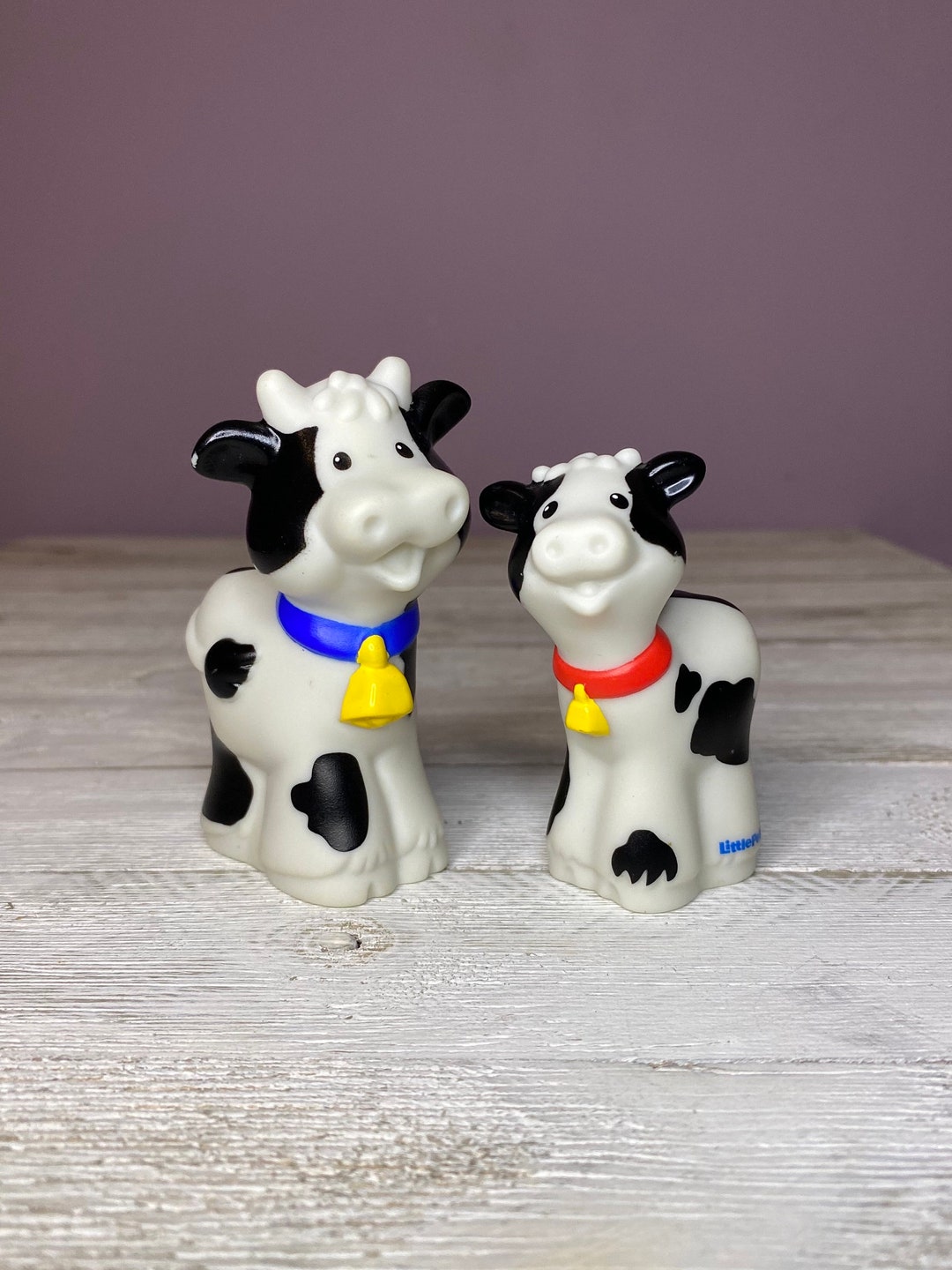 FP Little People Cow and Calf Figures Farm Animals 2007 - Etsy