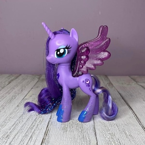 MLP G4 Reboot Princess Luna 4.5” Brushable Pony W/tinsel Hair