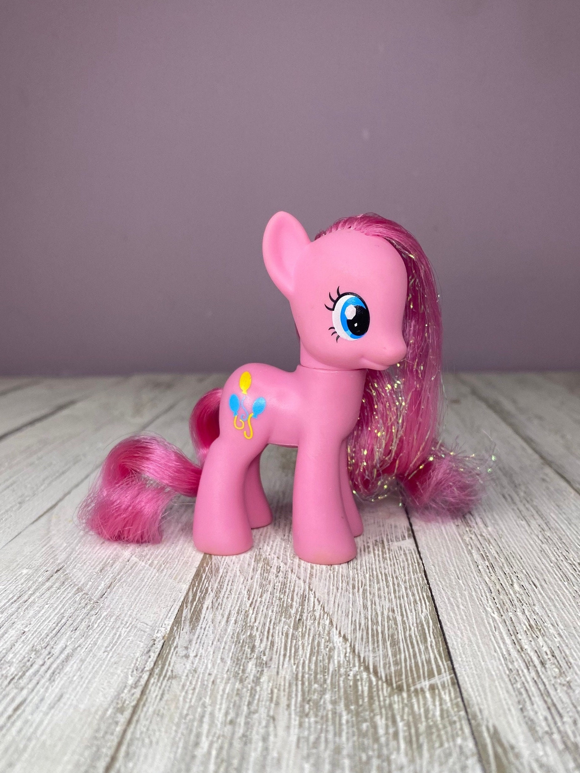 MLP G4 Pinkie Pie Tinsel Hair 3.25” Brushable Pony (hasbro